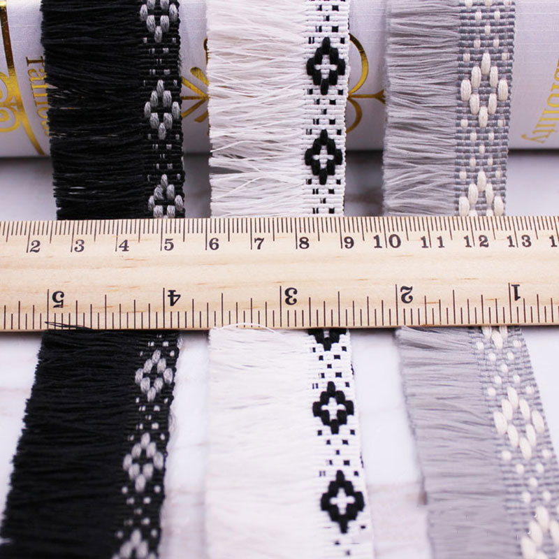 装飾用タッセル付きフリンジレーストリム、DIY縫製アクセサリ - Home Ec Textiles のレビューと価格