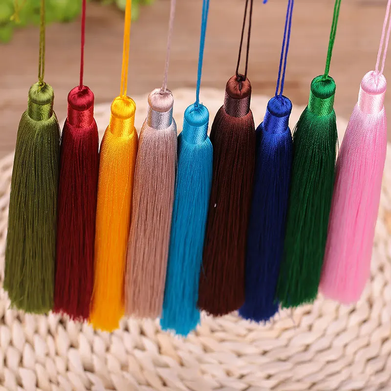 1個12センチメートルポリエステルタッセルでリングシルク縫製 - Home Ec Textiles のレビューと価格